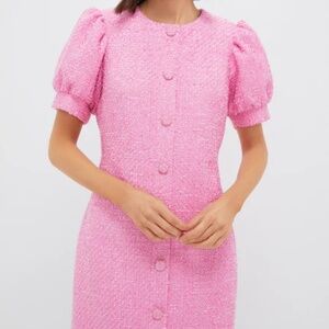 Tuckernuck Hyacinth House Pink Tweed Kit Mini Dress